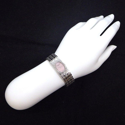 Dior Watch Miss Oval Pink Shell Dial SS Quartz Analog — view 8