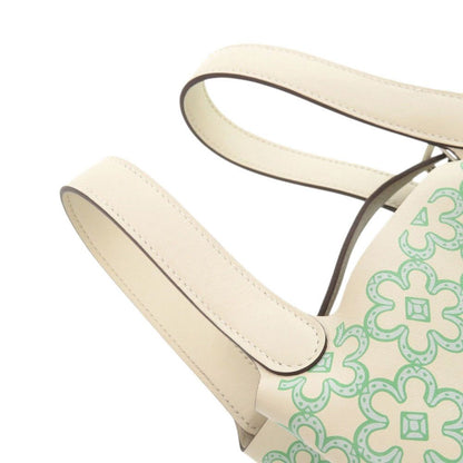 Hermes Picotin Lock Micro Lucky Daisy Voswift Nata Vert Silver Handbag — view 6
