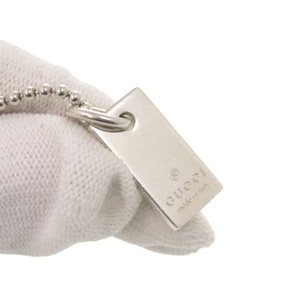 Gucci Logo Plate Ball Chain 925 Sterling Silver Bracelet — view 6