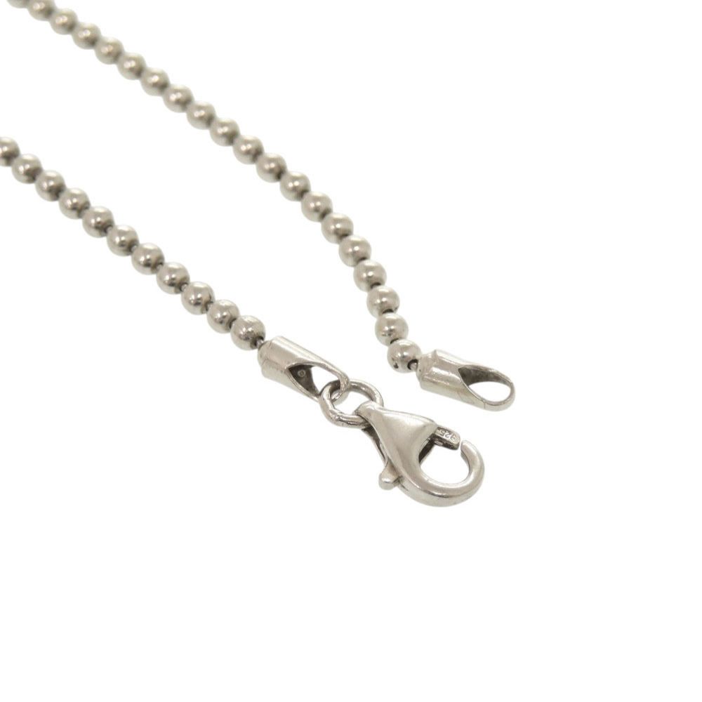 Gucci Logo Plate Ball Chain 925 Sterling Silver Bracelet — view 5