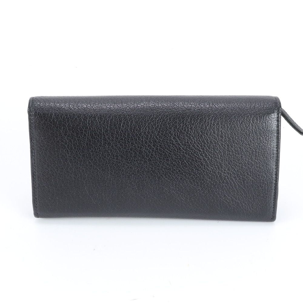 Balenciaga Classic Metallic Edge Money Wallet Leather Black — view 2