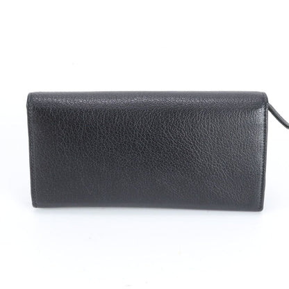 Balenciaga Classic Metallic Edge Money Wallet Leather Black — view 2