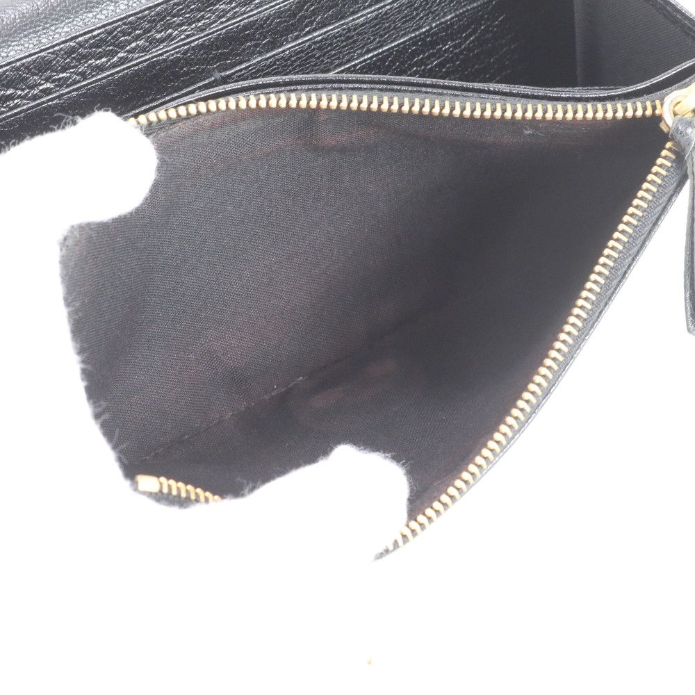 Balenciaga Classic Metallic Edge Money Wallet Leather Black — view 7