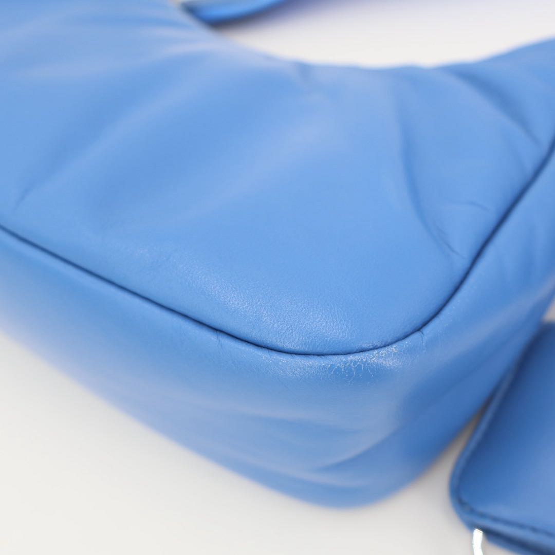 Bvlgari Blue Padded Nappa Leather Re Edition Shoulder Bag — view 3
