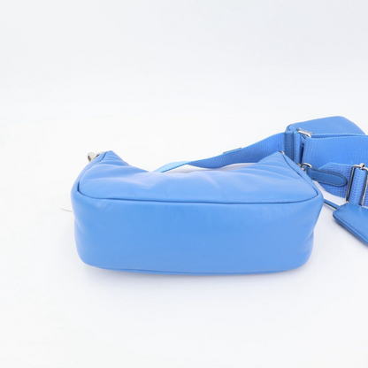 Bvlgari Blue Padded Nappa Leather Re Edition Shoulder Bag — view 8