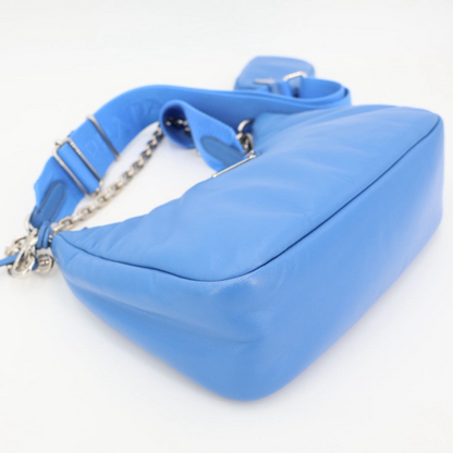 Bvlgari Blue Padded Nappa Leather Re Edition Shoulder Bag — view 9