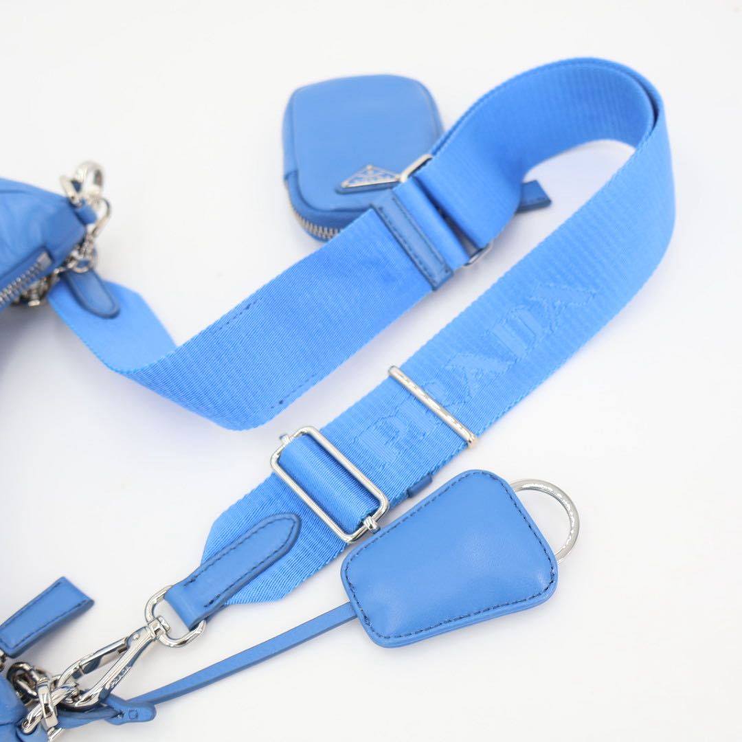 Bvlgari Blue Padded Nappa Leather Re Edition Shoulder Bag — view 7