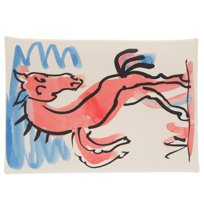 Hermes Calvi Duo Spring Horse Voswift Blanc Coin Case — view 3