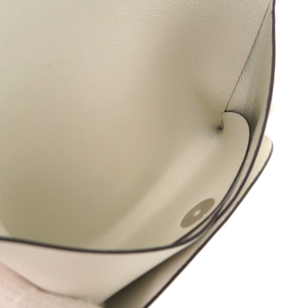 Hermes Calvi Duo Spring Horse Voswift Blanc Coin Case — view 6