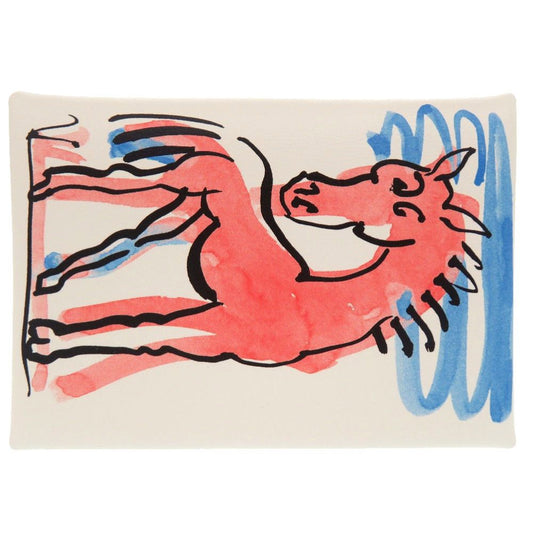 Hermes Calvi Duo Spring Horse Voswift Blanc Coin Case