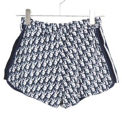 Dior Short Sleeve Cotton Jersey Hoodie &shorts Set Navy XS — view 4