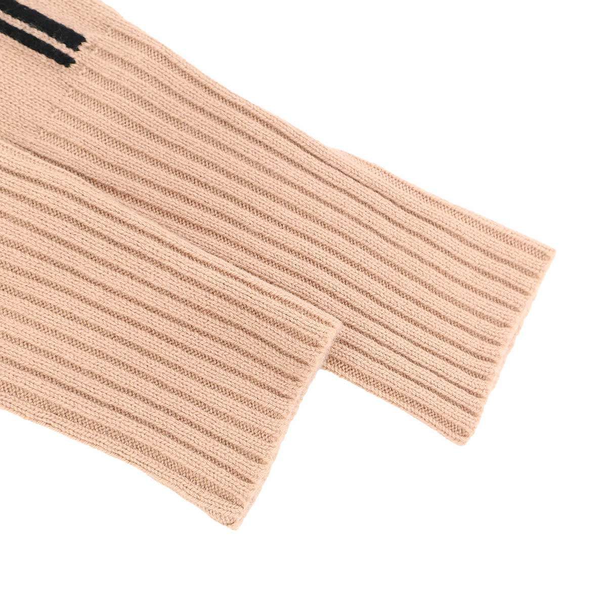 Dior Alps Wool Cashmere High Neck Zip Knit Sweater Pink — view 5