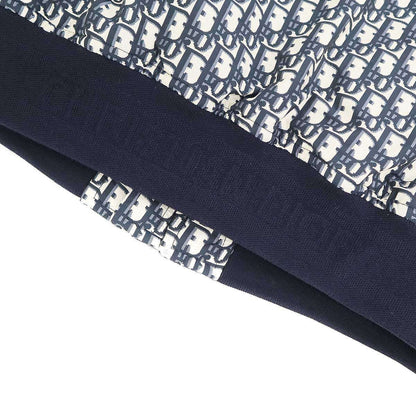 Dior Oblique Jacquard Tenical Taffeta Bomber Jacket Navy — view 8