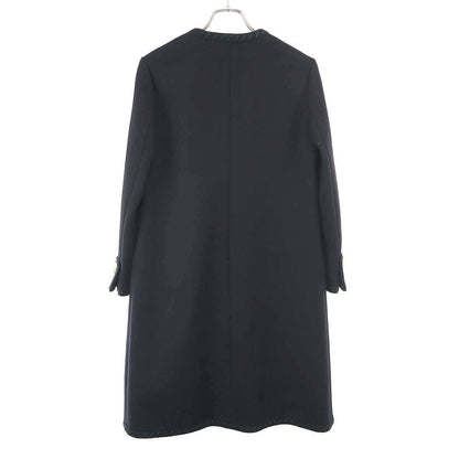 Gucci Melton Long Coat Black 38 — view 2