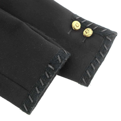 Gucci Melton Long Coat Black 38 — view 4