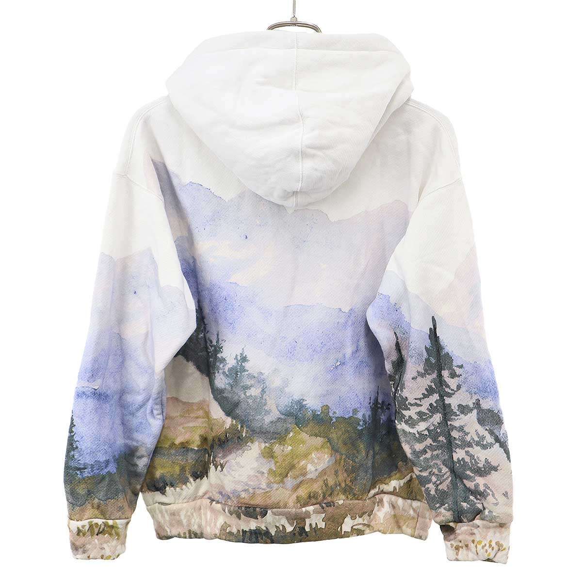 Gucci the North Face Logo Trail Print Hoodie White Multicolor Xxs — view 2
