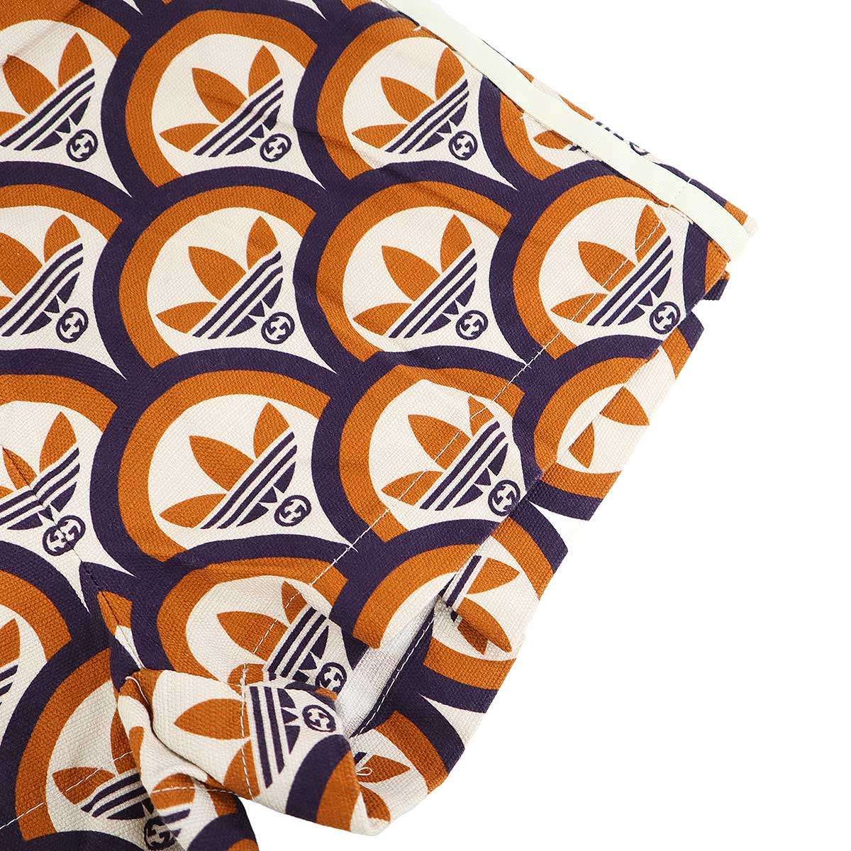 Gucci Adidas GG&trefoil Shirt & Shorts Set Zajvc Orange Purple 36 — view 8