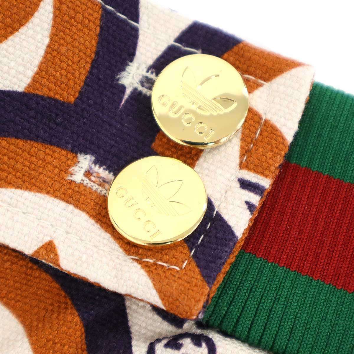 Gucci Adidas GG&trefoil Shirt & Shorts Set Zajvc Orange Purple 36 — view 9