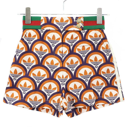 Gucci Adidas GG&trefoil Shirt & Shorts Set Zajvc Orange Purple 36 — view 3