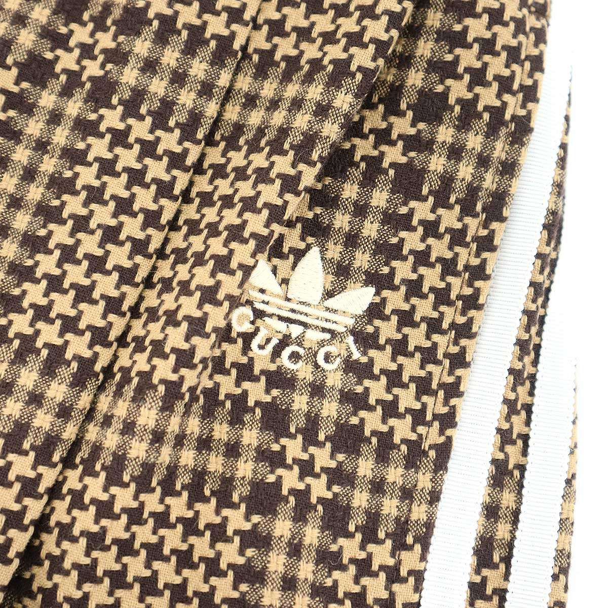 Gucci Adidas Prince of Wales Pants Zakqv Brown 36 — view 6