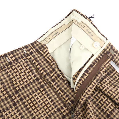Gucci Adidas Prince of Wales Pants Zakqv Brown 36 — view 4