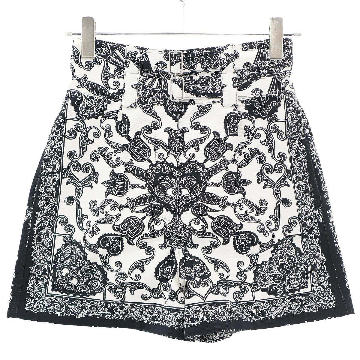 Dior Chemois Bandana Print Shorts White