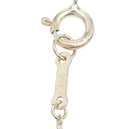 Tiffany & Co Elsa Peretti Open Teardrop Chain Pendant Necklace Silver — view 6