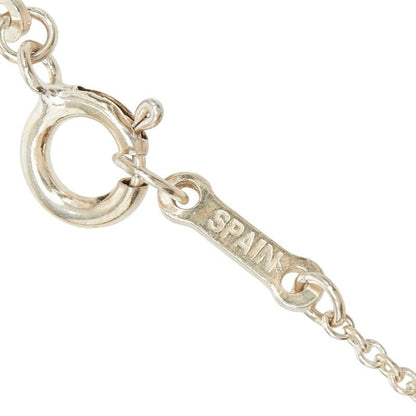 Tiffany & Co Elsa Peretti Open Teardrop Chain Pendant Necklace Silver — view 8