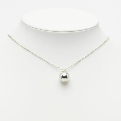 Tiffany & Co Ball Chain Pendant Necklace Silver — view 7