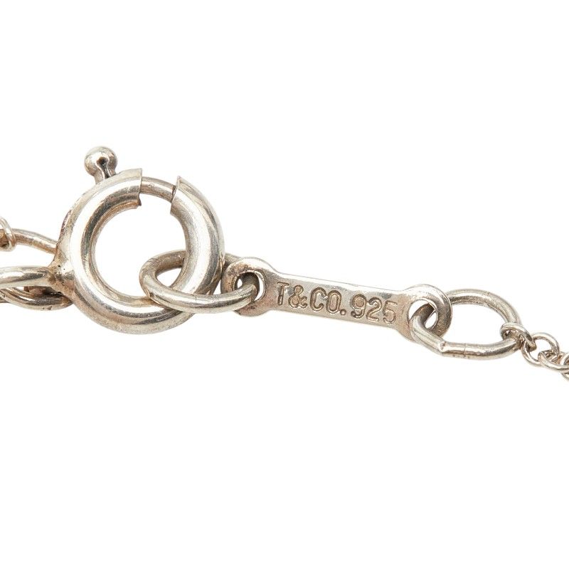 Tiffany & Co Paloma Picasso Loving Heart Chain Pendant Necklace Silver — view 6