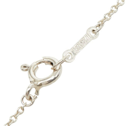 Tiffany & Co Elsa Peretti Open Heart Chain Pendant Necklace Silver — view 6