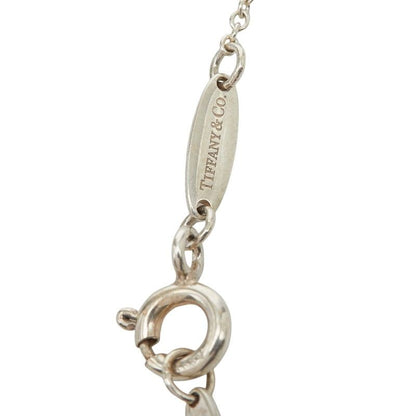 Tiffany & Co Elsa Peretti Open Heart Chain Pendant Necklace Silver — view 5