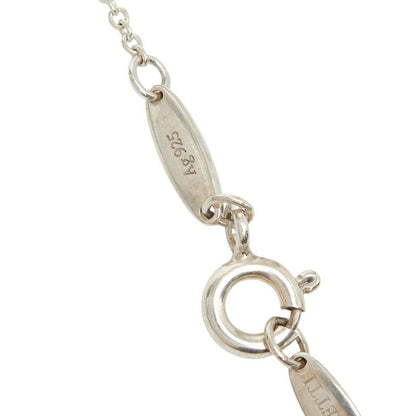 Tiffany & Co Elsa Peretti Open Heart Chain Pendant Necklace Silver — view 7