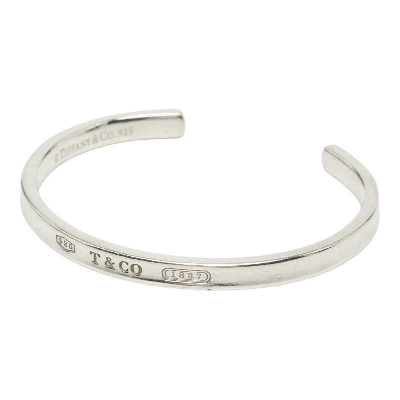 Tiffany & Co Calf Narrow Bangle Silver Bracelet