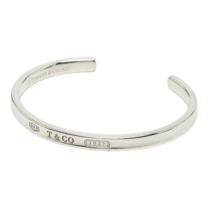 Tiffany & Co Calf Narrow Bangle Silver Bracelet