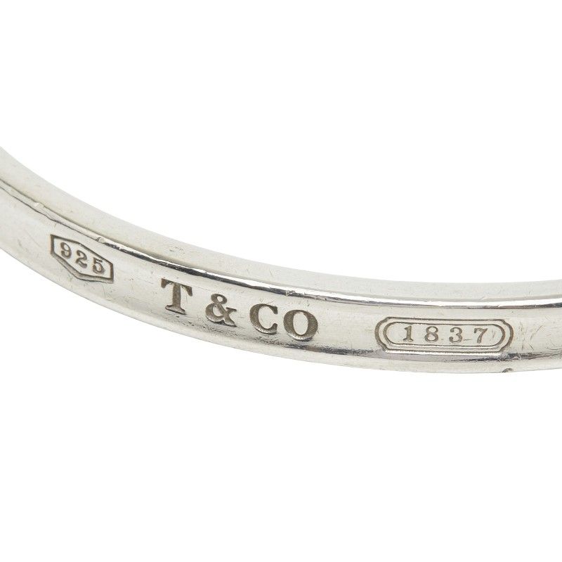 Tiffany & Co Calf Narrow Bangle Silver Bracelet — view 3