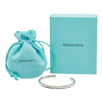 Tiffany & Co Calf Narrow Bangle Silver Bracelet — view 7