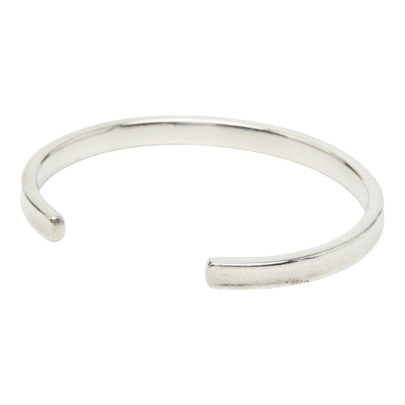 Tiffany & Co Calf Narrow Bangle Silver Bracelet — view 2