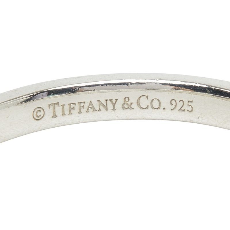 Tiffany & Co Calf Narrow Bangle Silver Bracelet — view 4