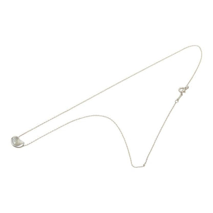 Tiffany & Co Bean Motif Chain Pendant Necklace Silver — view 2