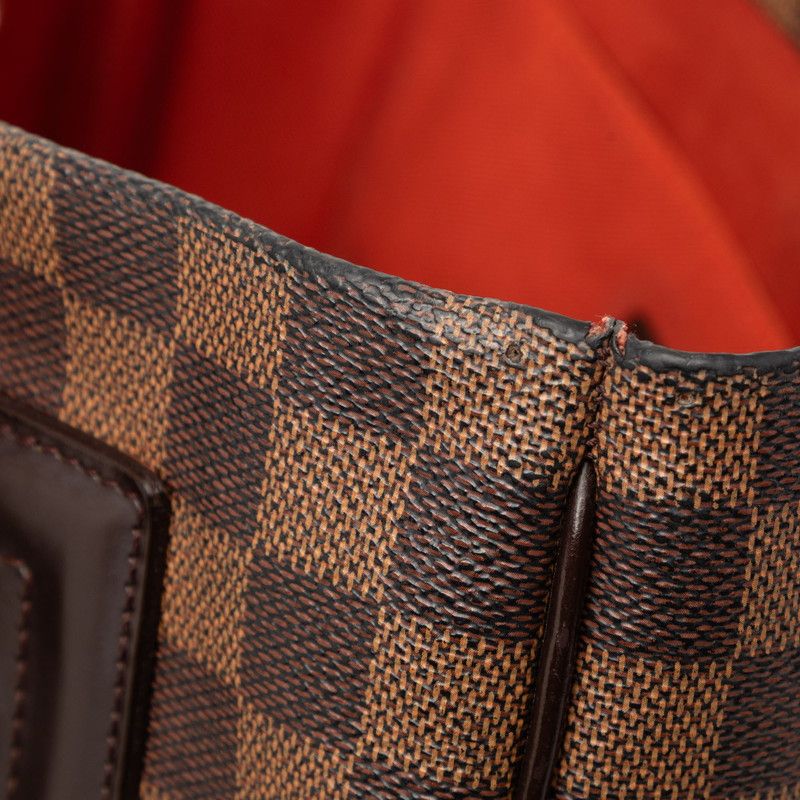 Louis Vuitton Damier Clifton Tote Shoulder Bag Brown Leather — view 8