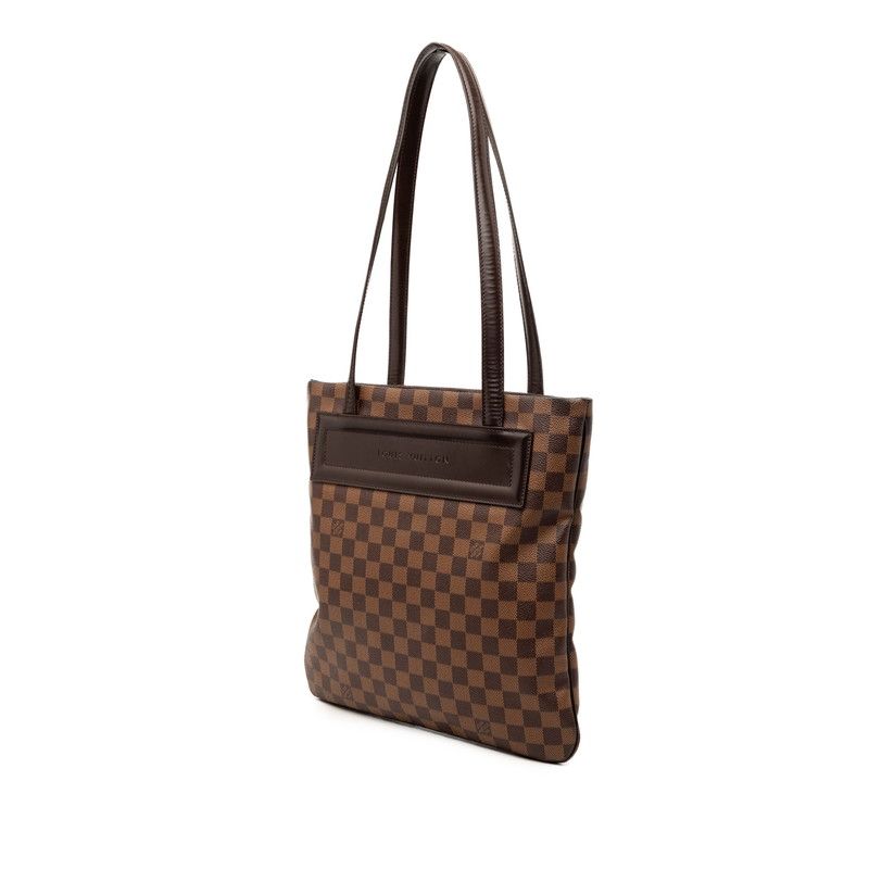 Louis Vuitton Damier Clifton Tote Shoulder Bag Brown Leather — view 2