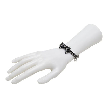 Dior Ribbon Bracelet Black Patent Leather Metal — view 7