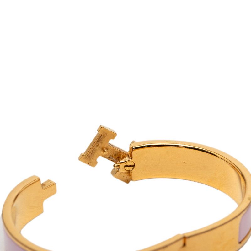 Hermes Click PM Bracelet Gold Pink Plated — view 4