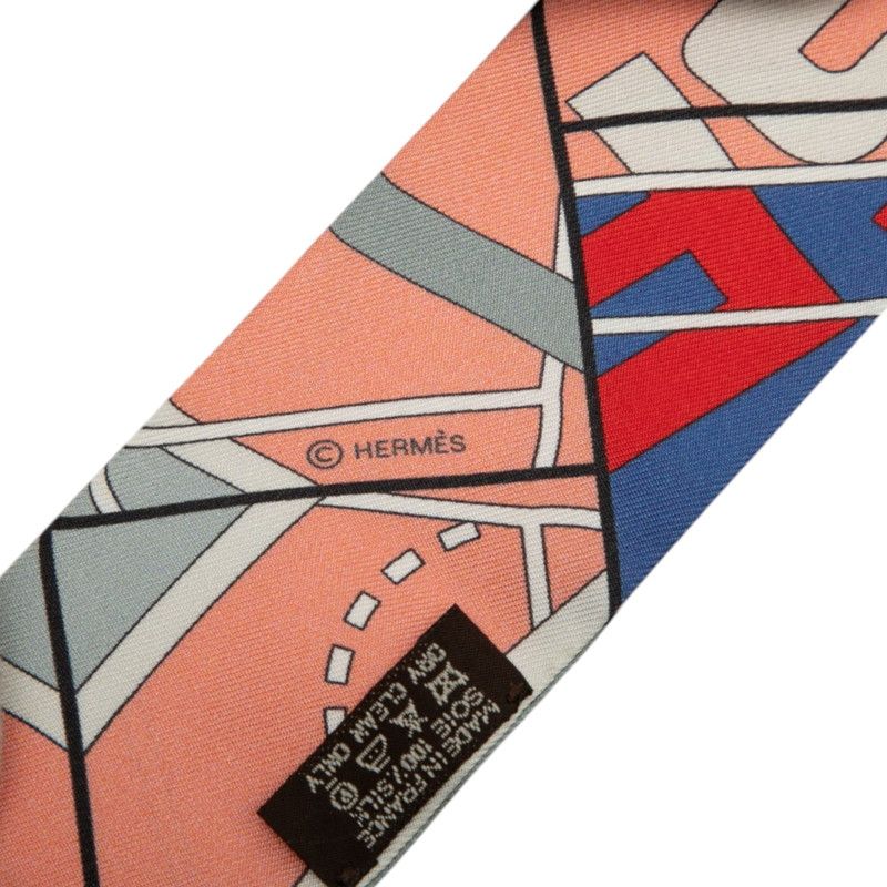 Hermes Twilly Sport Scarf Multicolor Silk — view 4