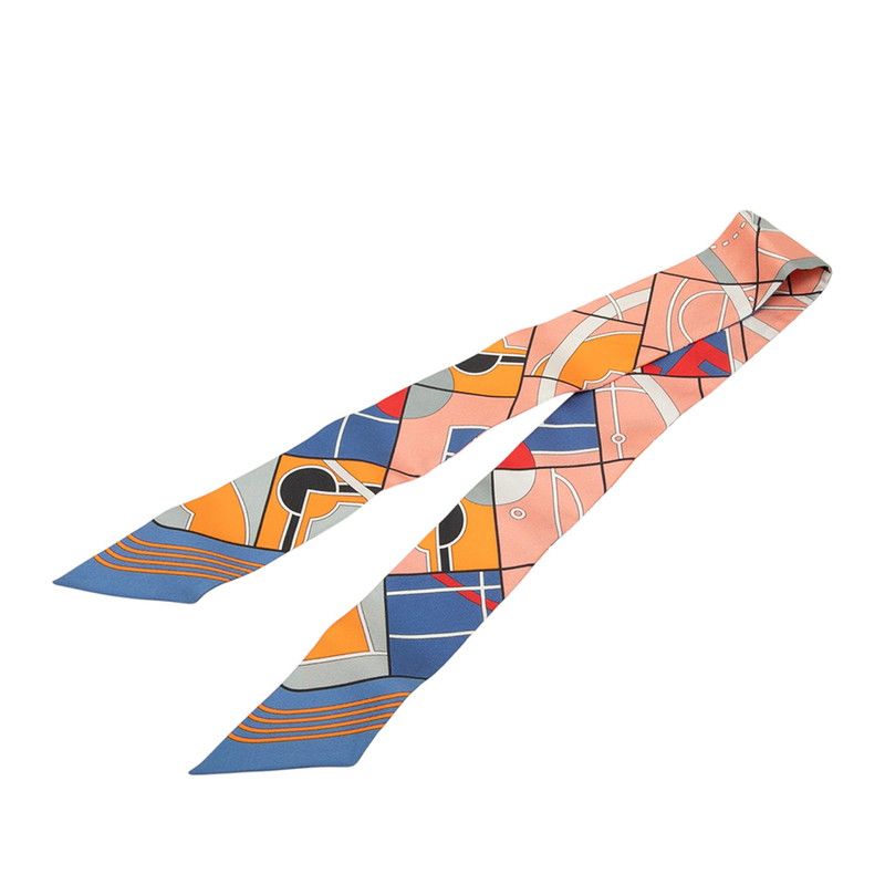 Hermes Twilly Sport Scarf Multicolor Silk — view 2