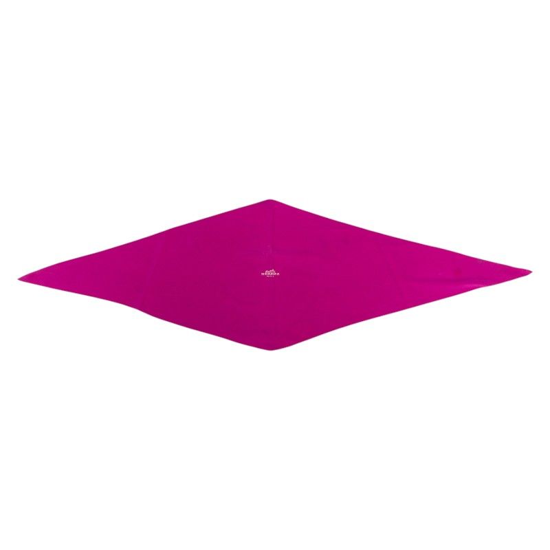 Hermes Losange Logo Diamond Shawl Scarf Purple White Silk — view 2