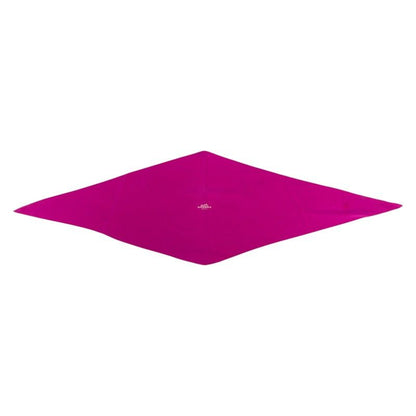 Hermes Losange Logo Diamond Shawl Scarf Purple White Silk — view 2