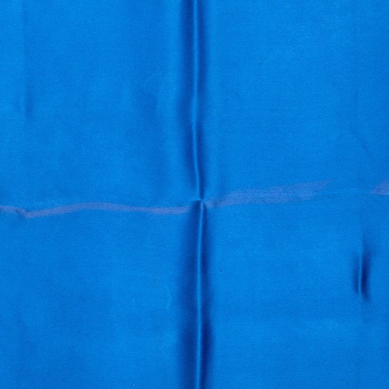 Chanel Pearl Jewel Motif Scarf Blue Multicolor Silk — view 5
