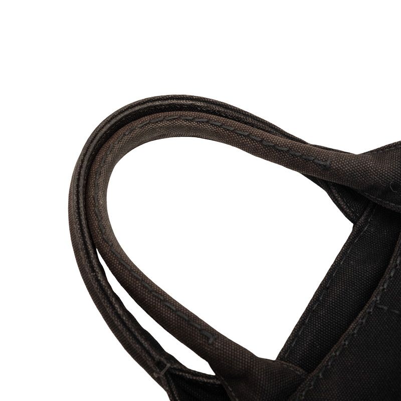 Prada Canapa 2-Way Shoulder Bag Black Canvas — view 4